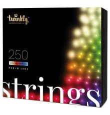 Гірлянда Twinkly Smart LED Pro Strings RGBW 250, одинарна лінія, AWG22, IP65, (TWP-S-CA-1X250SPP-B)
