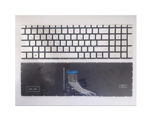 Клавіатура ноутбука HP Pavilion 15-DA; 250/255 G7 серебр (A46127)