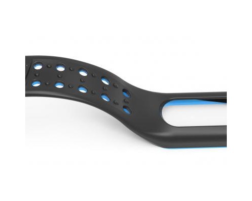 Ремінець до фітнес браслета BeCover Colour Style для Xiaomi Mi Smart Band 5 Black-Blue (705154)