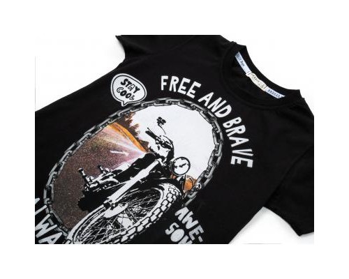 Набір дитячого одягу Breeze з мотоциклом (15772-134B-black)