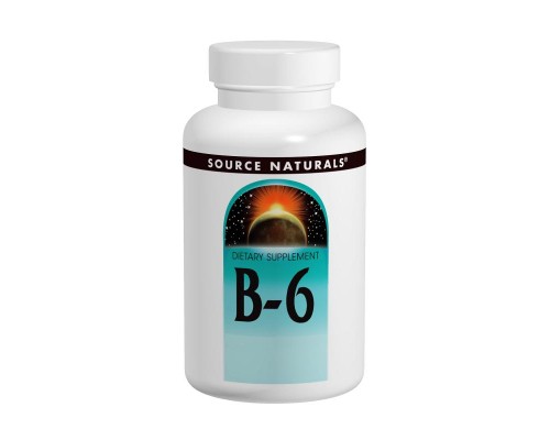 Вітамін Source Naturals Вітамін В-6 500мг, 100 таблеток (SNS-00416)
