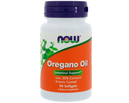 Трави Now Foods Масло Орегано, Oregano Oil, 90 гелевих капсул (NOW-04732)