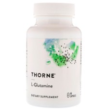 Амінокислота Thorne Research L-Глютамин, L-Glutamine, 90 капсул (THR-51802)