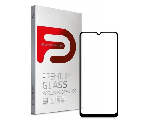 Скло захисне Armorstandart Full Glue Samsung A03s (A037) Black (ARM59793)