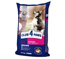 Сухий корм для собак Club 4 Paws Преміум. Для цуценят з високим вмістом курки 14 кг (4820083909696)