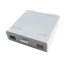 Комп'ютерна розетка оптична ES-02 з кабельним зажимом Eserver (WT-3193A / 53978)