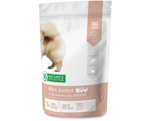 Сухий корм для собак Nature's Protection Mini Junior Small breeds 500 г (NPS45723)