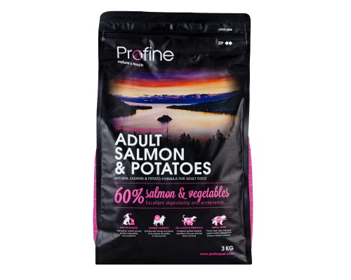Сухий корм для собак Profine Adult Salmon з лососем і картоплею 3 кг (8595602517589)