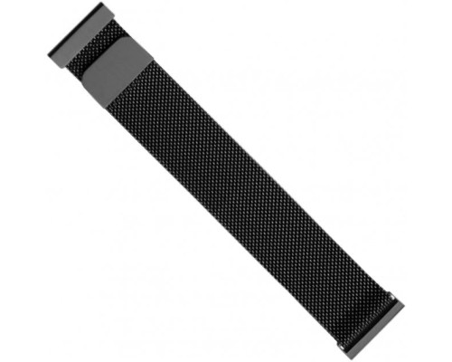 Ремінець до смарт-годинника Intaleo Milanese для Samsung Galaxy Watch 20 mm black (1283126494260)