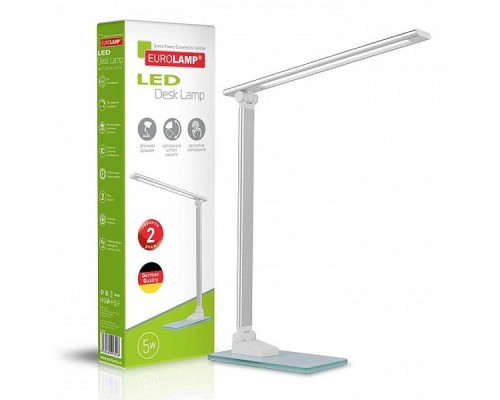 Настільна лампа Eurolamp 5W 5300-5700K (silver) (LED-TLG-2(silver))