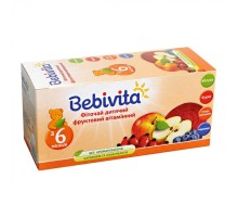 Дитячий чай Bebivita фруктовий вітамінний, 30 г (4820025490756)