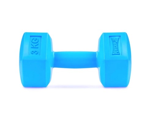 Гантель PowerPlay 4124 Hercules 3 кг Blue (PP_4124_3kg)