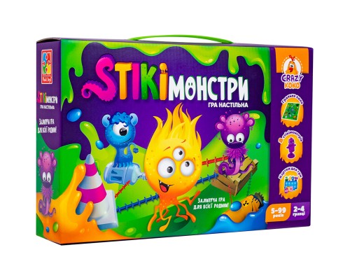 Настільна гра Vladi Toys Стікімонстри (укр) (VT8055-35)