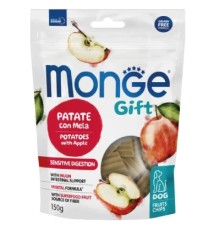 Ласощі для собак Monge Gift Dog Fruit Chips Sensitive digestion картопля з яблуком (веган) 150 г (8009470085786)