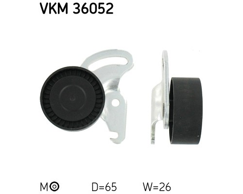 Ролик натягувача ременя SKF VKM 36052