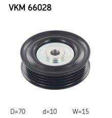 Ролик натягувача ременя SKF VKM 66028