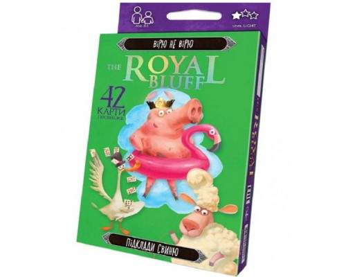 Настільна гра Danko Toys Вірю не вірю (The Royal Bluff) жовті, українська (RBL-01-02U)