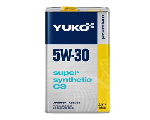 Моторна олива Yuko SUPER SYNTHETIC C3 5W-30 4л (4820070245660)