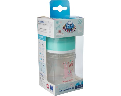 Пляшечка для годування Canpol babies EasyStart - Toys з широким отвором 120 мл (35/220_gre) Пляшечка для годування Canpol babies EasyStart - Toys з широким отвором 120 мл (35/220_gre)