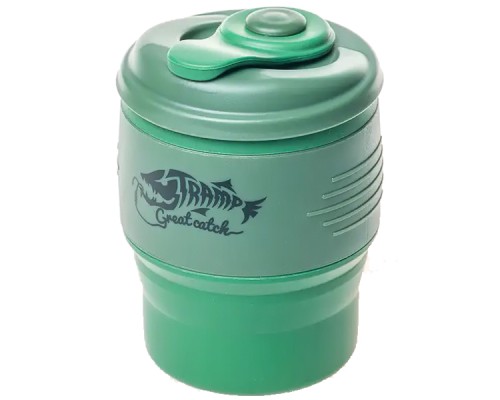 Чашка туристична Tramp силіконова з кришкою 350 мл Sand (UTRC-082-sand)