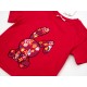 Футболка дитяча First kids із зайчиком (756-116G-red)