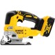 Електролобзик DeWALT 18В XR Li-lon, 1000 - 3200 ход/хв, TSTAK (без АКБ та ЗП) (DCS334NT)