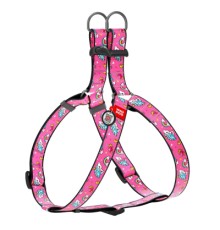 Шлея для собак WAUDOG Nylon з QR паспортом анатомічна 