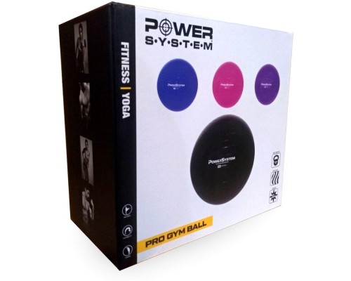 М'яч для фітнесу Power System PS-4013 Pro Gymball 75 cm Pink (4013PI-0) М'яч для фітнесу Power System PS-4013 Pro Gymball 75 cm Pink (4013PI-0)