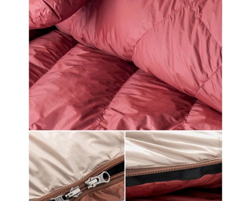 Спальний мішок Naturehike Snowbird NH20YD001 натуральний пух L Brown 380 g (6927595761281)