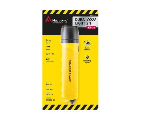 Ліхтар Mactronic Dura Light 2.1 Glass Breaker 800 Lm (PHH0121)