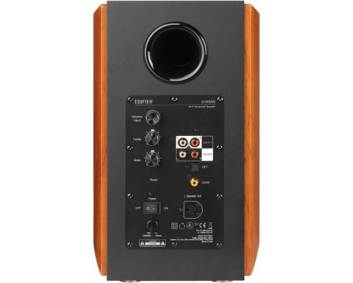 Акустична система Edifier S1000W 120W Bluetooth Wi-Fi Hi-Res Brown (S1000W) 