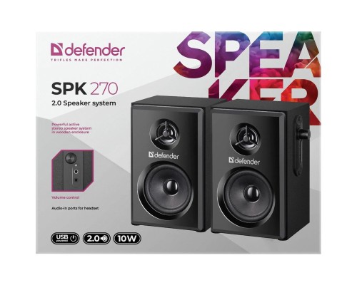 Акустична система Defender SPK 270 USB Black (65270) 
