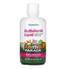 Мультивітамін Natures Plus Рідкі Дитячі Мультивітаміни, Тропічний смак, Animal Pa (NAP-29951)