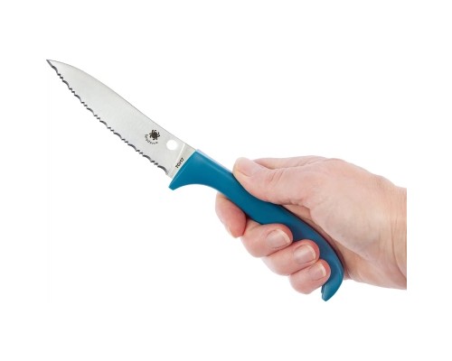 Ніж Spyderco Counter Critter Serrated Blue (K21SBL)