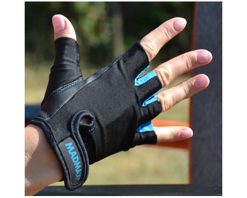 Рукавички для фітнесу MadMax MFG-251 Rainbow Turquoise L (MFG-251-TRQ_L)