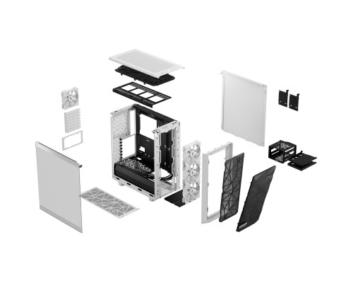 Корпус Fractal Design Meshify 2 Compact RGB White TG (FD-C-MES2C-08) Корпус Fractal Design Meshify 2 Compact RGB White TG (FD-C-MES2C-08)