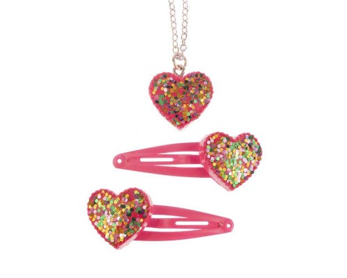 Дитячий набір прикрас Great Pretenders Sparkle My Heart 3 одиниці (86074)