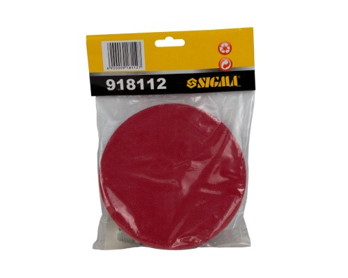 Круг зачистний Sigma шліфувальний твердий 115мм з липучкою (9181121)