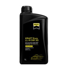 Моторна олива KRAFT Euro LL-III 5W-30, 1л (708133)