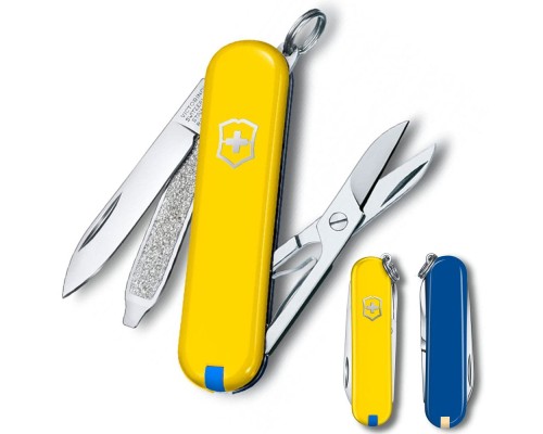 Ніж Victorinox Classic SD Ukraine Жовто-синій (0.6223.8G.2)