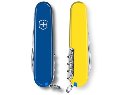 Ніж Victorinox Huntsman Ukraine 91 мм Синьо-жовтий (1.3713.2.8)