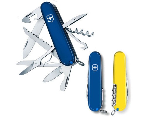 Ніж Victorinox Huntsman Ukraine 91 мм Синьо-жовтий (1.3713.2.8)