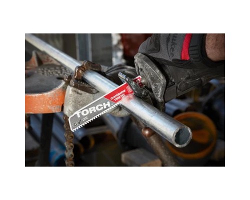 Полотно Milwaukee шабельної пили TORCH CARBIDE,150мм/крок зуба 3,6мм, метал (48005201)