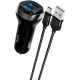 Зарядний пристрій HOCO Z40 charger set (Type-C) 2xUSB Black (6931474739711)