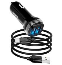 Зарядний пристрій HOCO Z40 charger set (Type-C) 2xUSB Black (6931474739711)