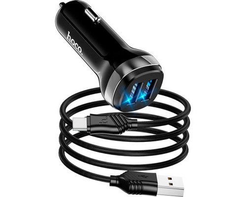 Зарядний пристрій HOCO Z40 charger set (Type-C) 2xUSB Black (6931474739711)