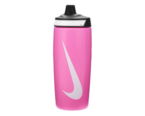 Пляшка для води Nike Refuel Bottle 18 OZ рожевий, чорний, білий 532 мл N.100.7665.634.18 (887791745378)