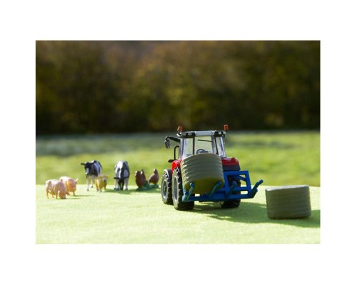 Спецтехніка Britains Модель трактора Massey Ferguson 5612 з вилами та фігурками 1:32 (43205)