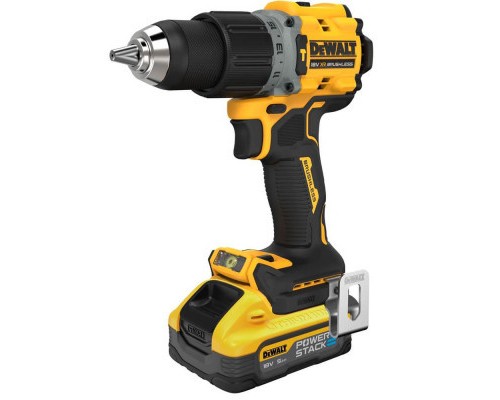 Шуруповерт DeWALT XR Li-Ion PowerStack 18 В, 2x5Ah, 90 Нм, 0-650/0-2000 об/хв, TSTAK (DCD805H2T)