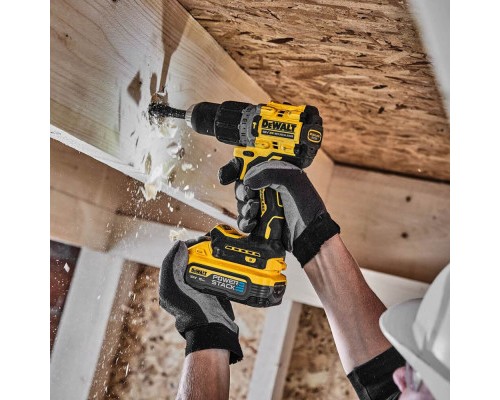 Шуруповерт DeWALT XR Li-Ion PowerStack 18 В, 2x5Ah, 90 Нм, 0-650/0-2000 об/хв, TSTAK (DCD805H2T)